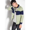 Winter Polo Shirt Knitted Men Cardigan with Button